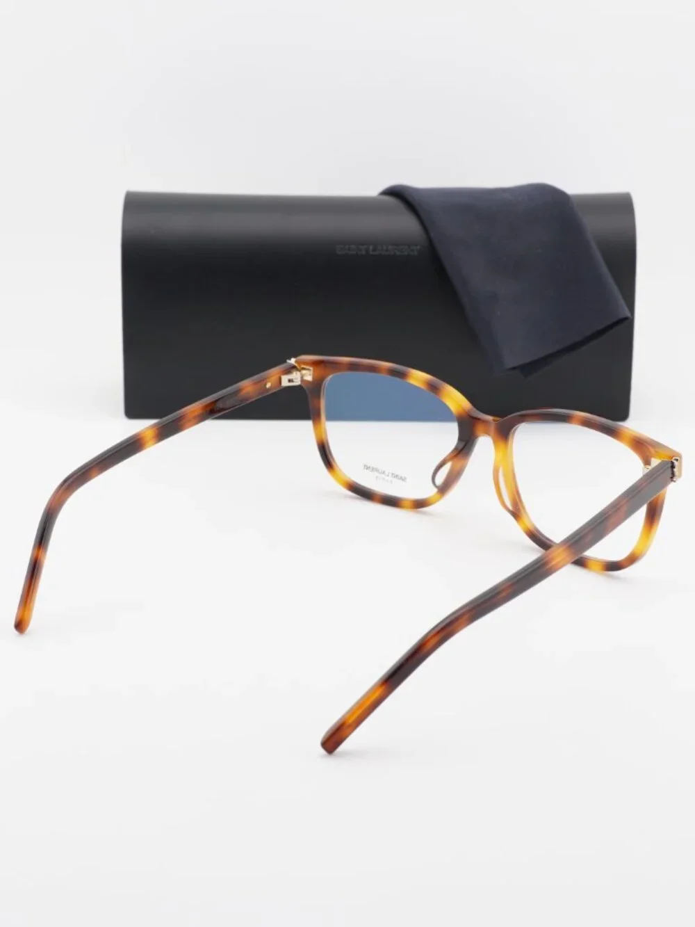 Saint Laurent SLM110F 005 Square Eyeglasses – Havana 55mm - Picture 4 of 11